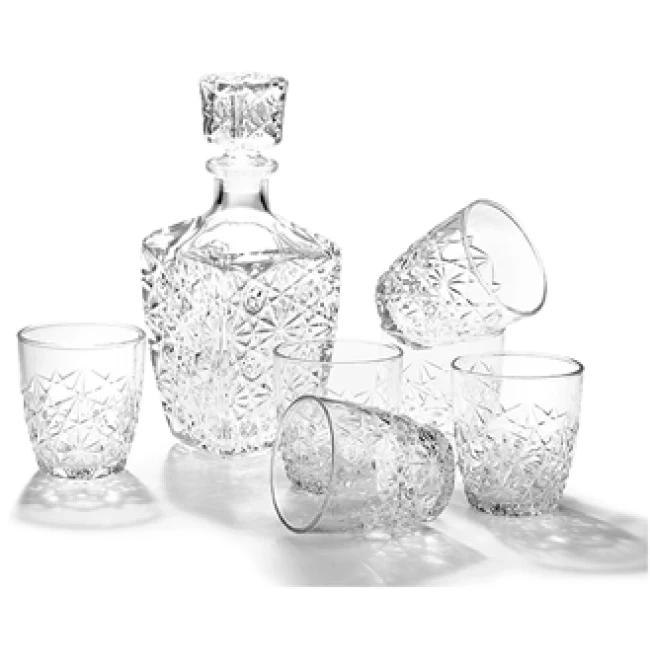 7-piece whisky glass set