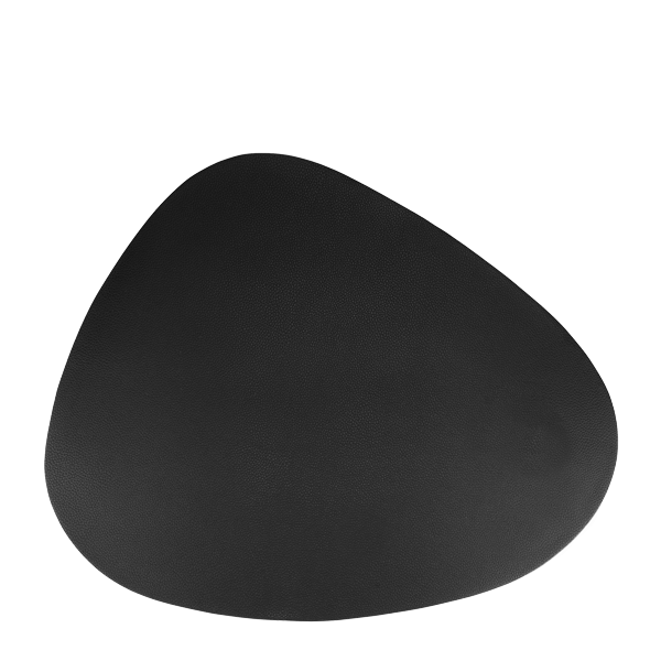 HELLA leather placemat 45×37 cm, black